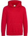 Kinder Hoodie AWDis JH001J Fire red